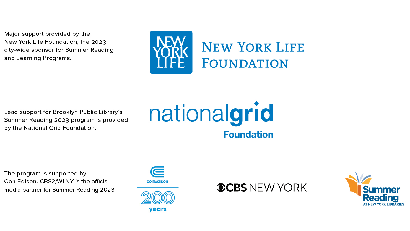 Brooklyn Public Library sponsor logos